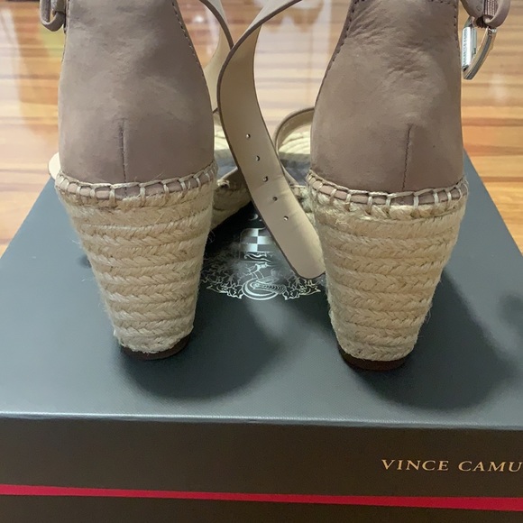 Vince Camuto Leera Wedges in Dusty Mink - Picture 7 of 10